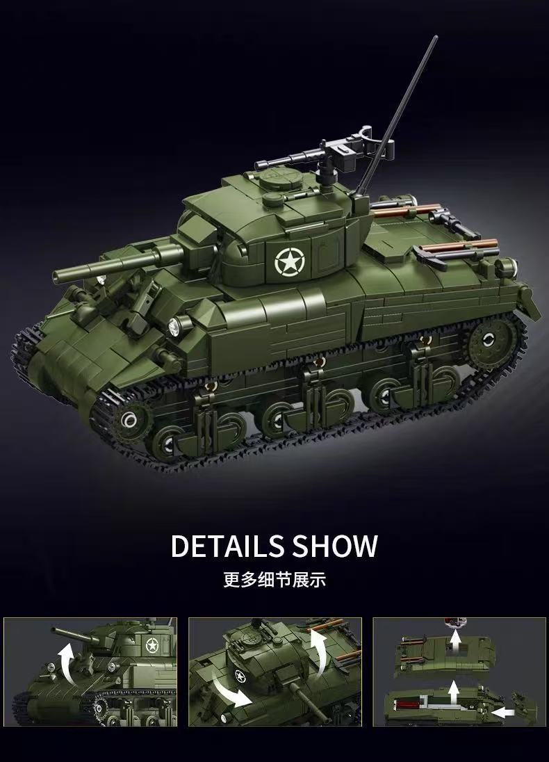 LY 66108 M4A1 BATTLE TANK - YWOBB