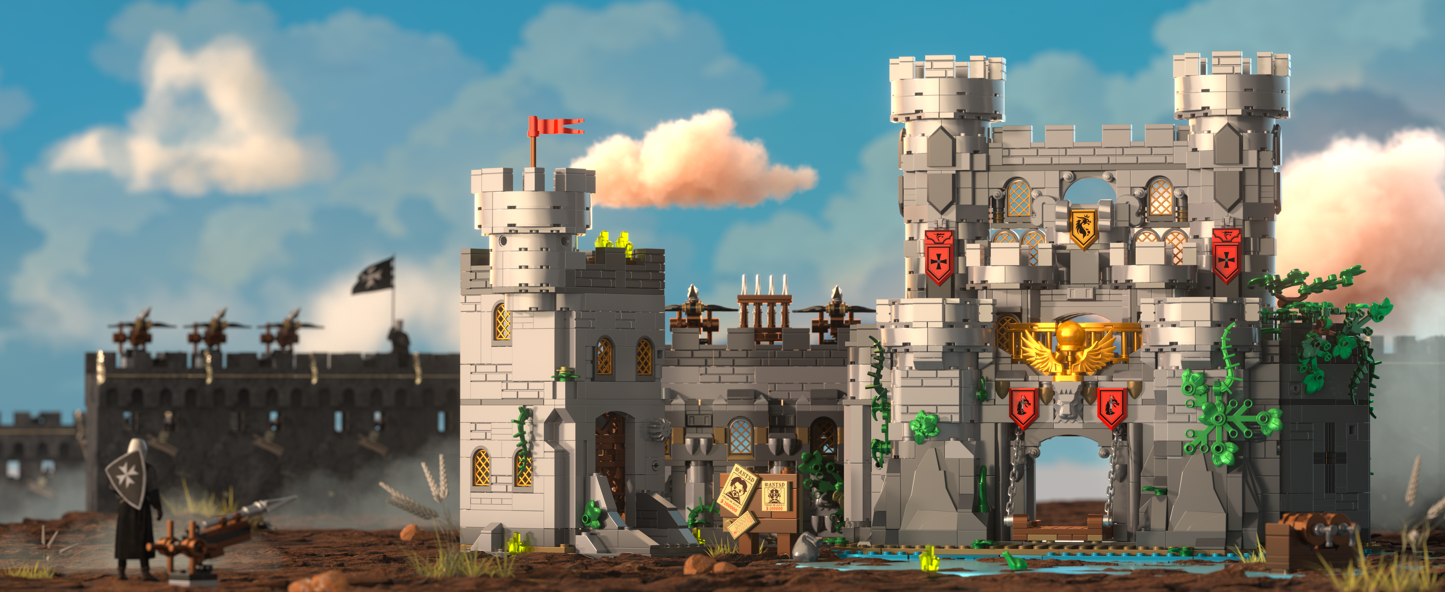 Iambrick 40211 Sword of Holy Spirit Castle - YWOBB