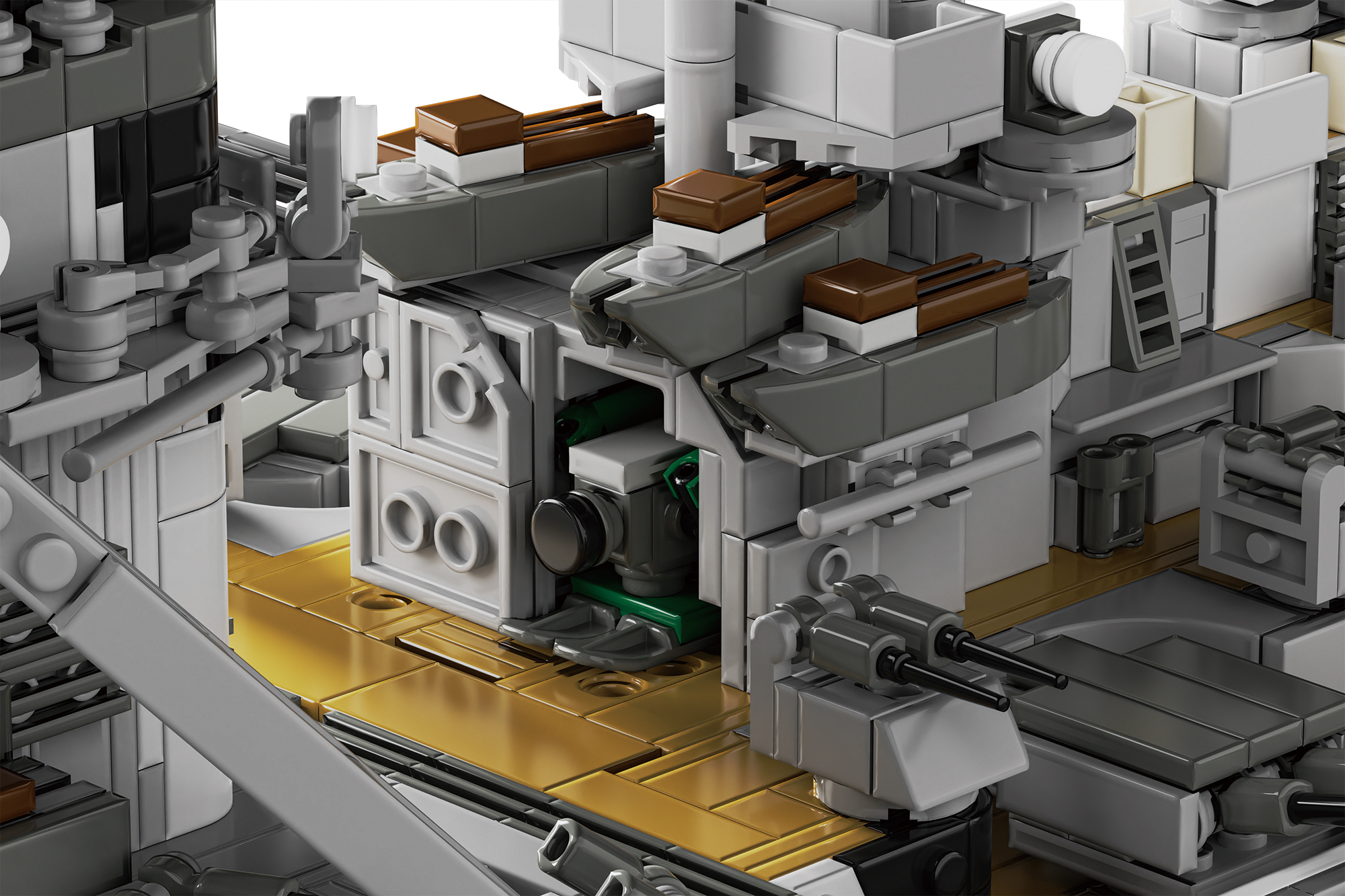 Customized 87000 Bismarck Battleship - YWOBB