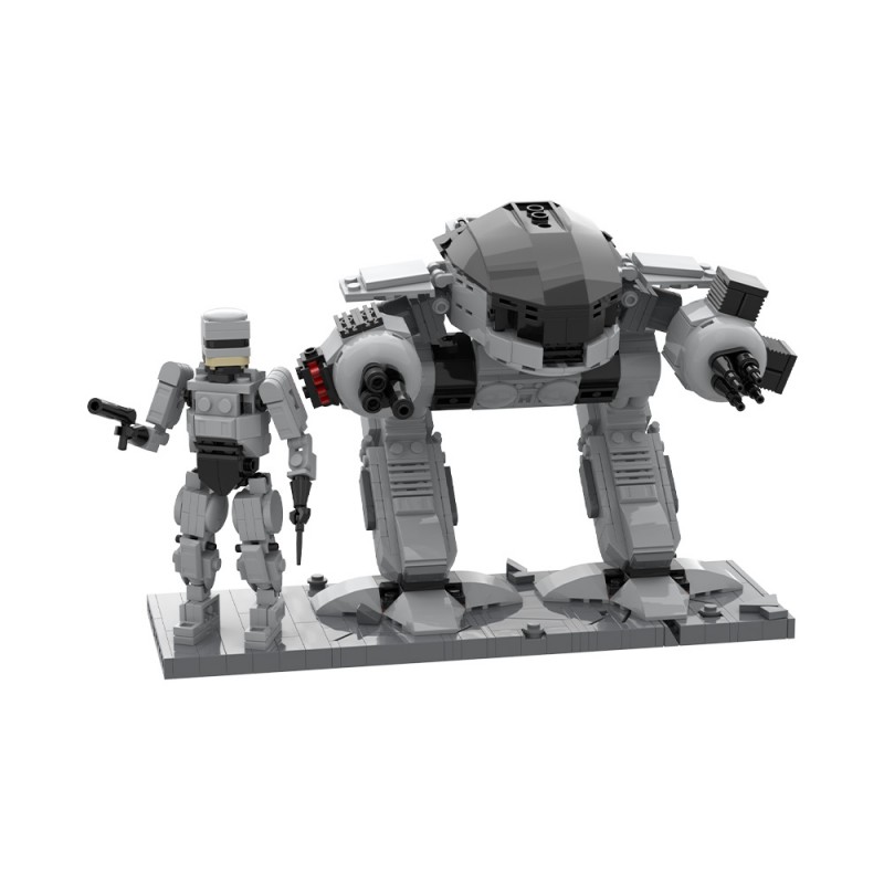 GOBRICKS MOC 238457 Miniland Dioramas 7 RoboCop (1987) - YWOBB