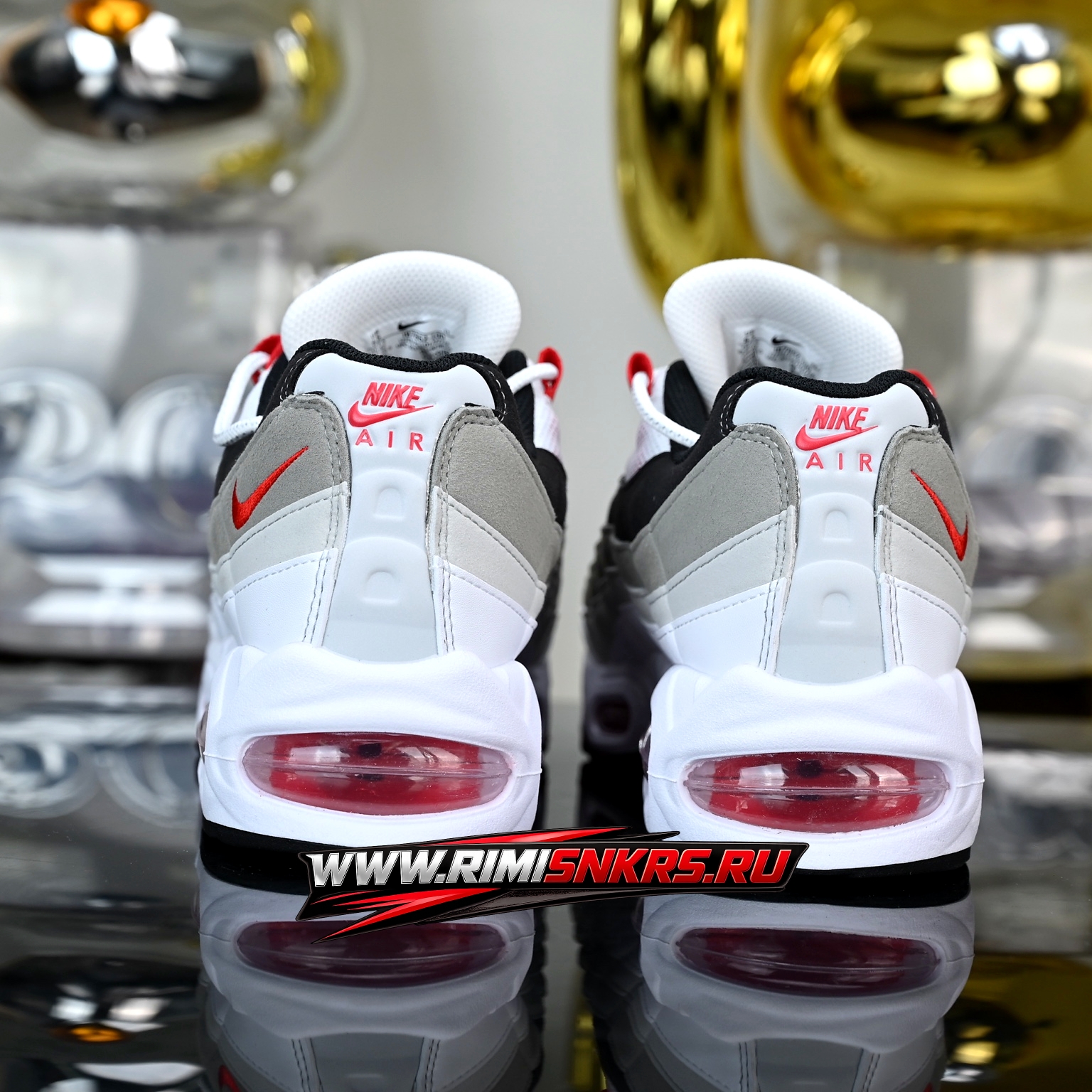 Nike Air Max 95 Big Bubble Premium White University Red IB7862-100