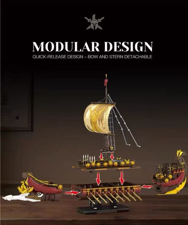 Reobrix 66104 Spartan Warship - YWOBB