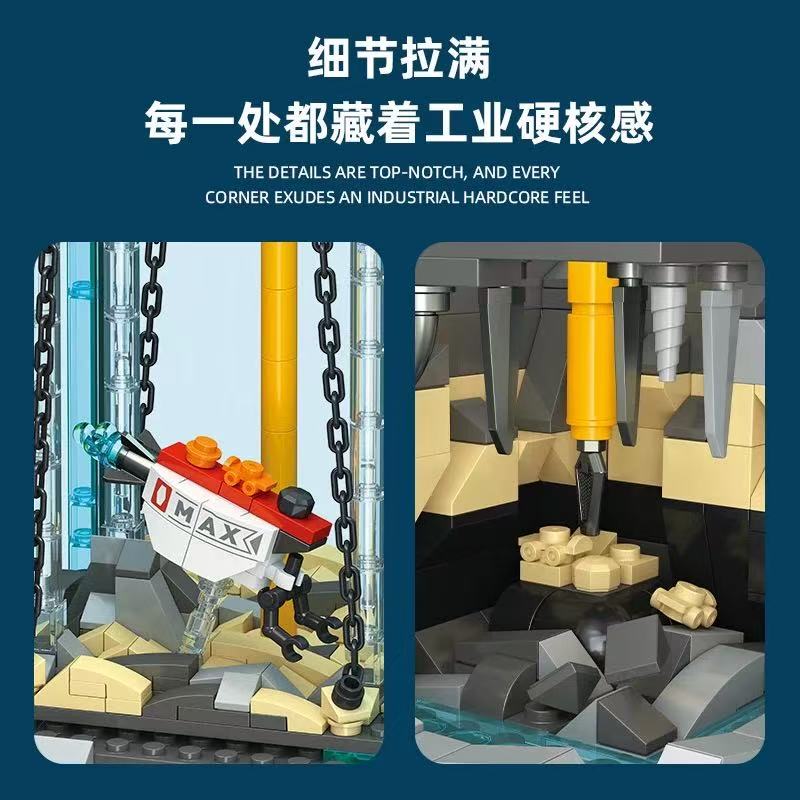 JIE STAR JJ9215 Miniature Offshore Drilling Scene - YWOBB