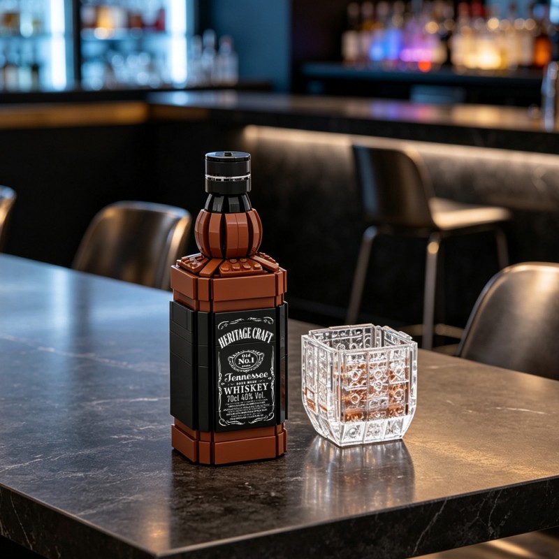 GOBRICKS MOC S1116 Wine bottle - YWOBB