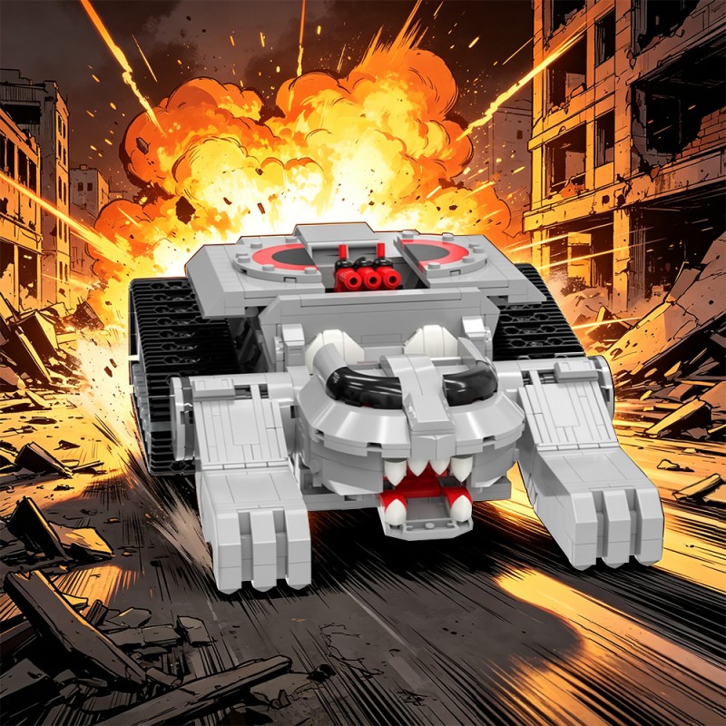 GOBRICKS MOC S1048 ThunderCats Vehicle - YWOBB