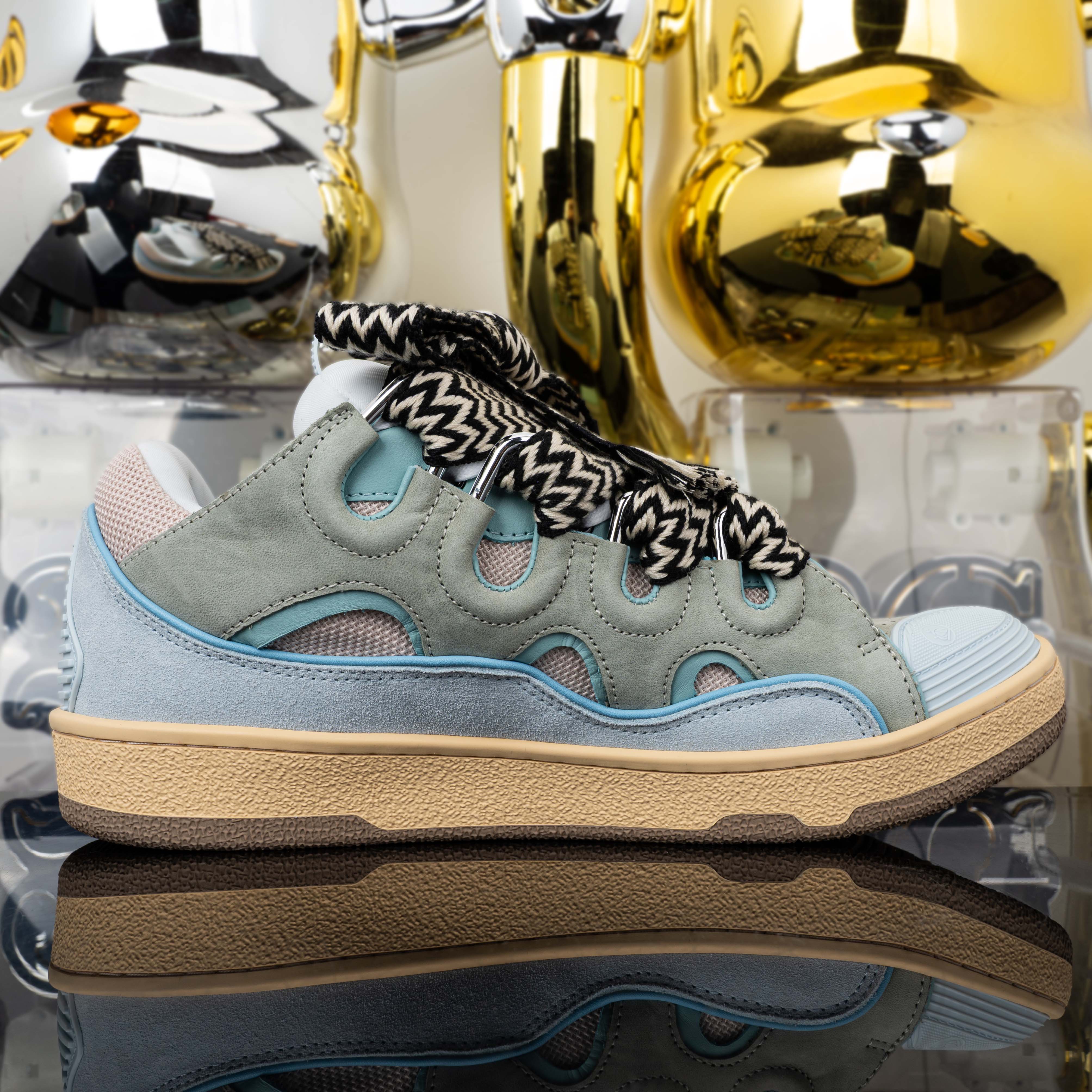 Lanv*n Curb Sneakers FM-SKRK11-DRAG-A2121