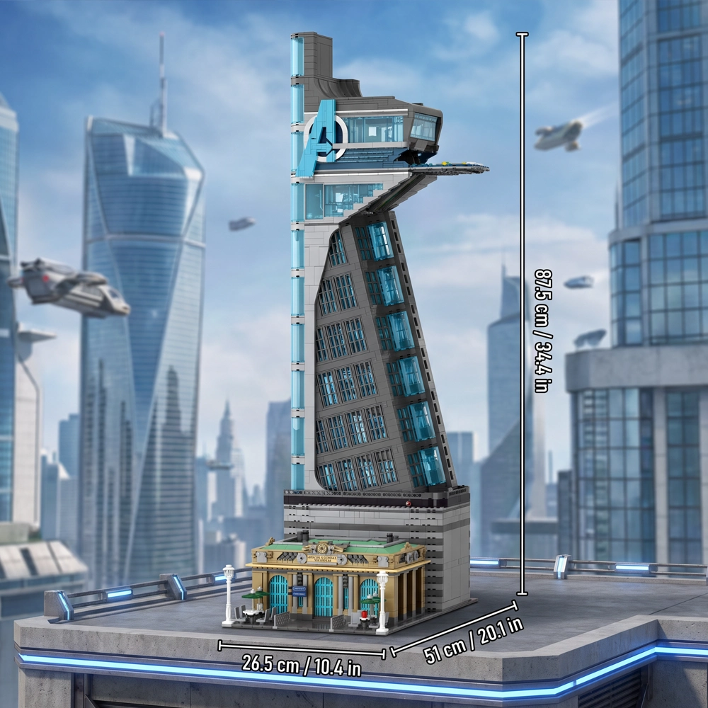 BOGAOBANG 52800 The Avengers HERO TOWER with Lights OVP EU Warehouse Version - YWOBB