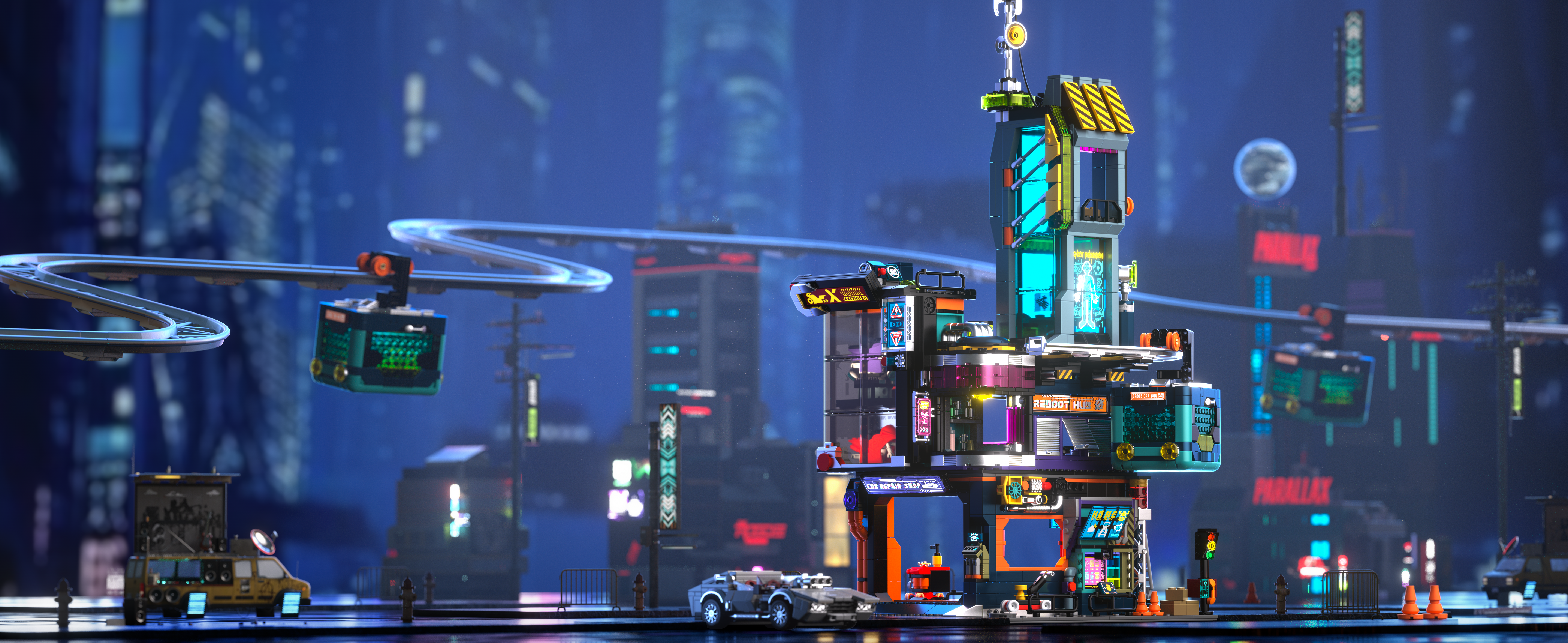 Iambrick 40104 Cyber Repair City - YWOBB