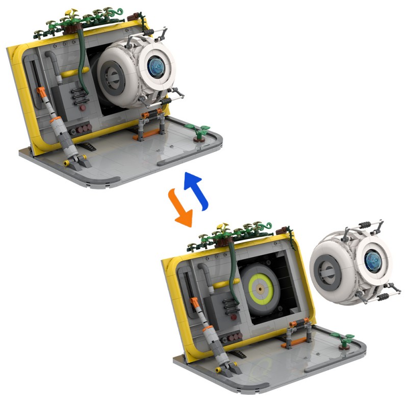 GOBRICKS MOC S0138 Portal Wheatley - YWOBB