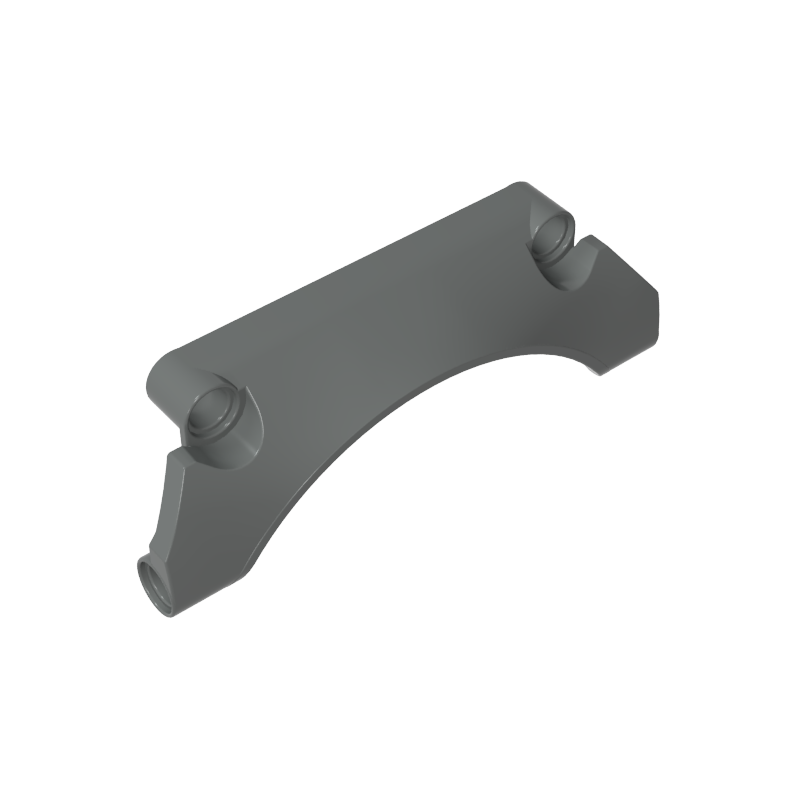 GOBRICKS GDS-1518 Technic Panel Car Mudguard Arched #30 9 x 2 x 3 Straight Top - YWOBB