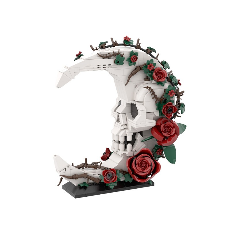 GOBRICKS MOC S1068 Moon Skull - YWOBB