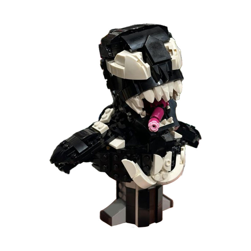 GOBRICKS MOC 254594 Venom Bust - YWOBB