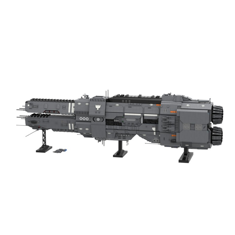 GOBRICKS MOC 243432 Artemis-class Battlecruiser - UNSC Artemis Agrotera - YWOBB