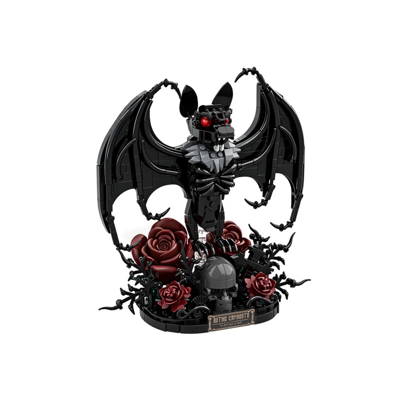 GOBRICKS MOC S1024 Gothic Bat - YWOBB
