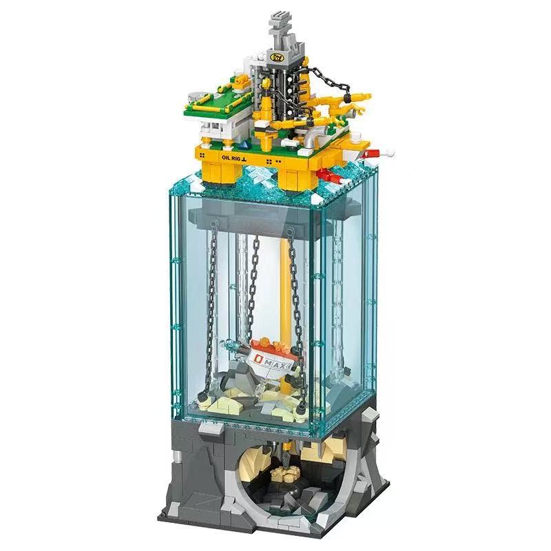 JIE STAR JJ9215 Miniature Offshore Drilling Scene - YWOBB