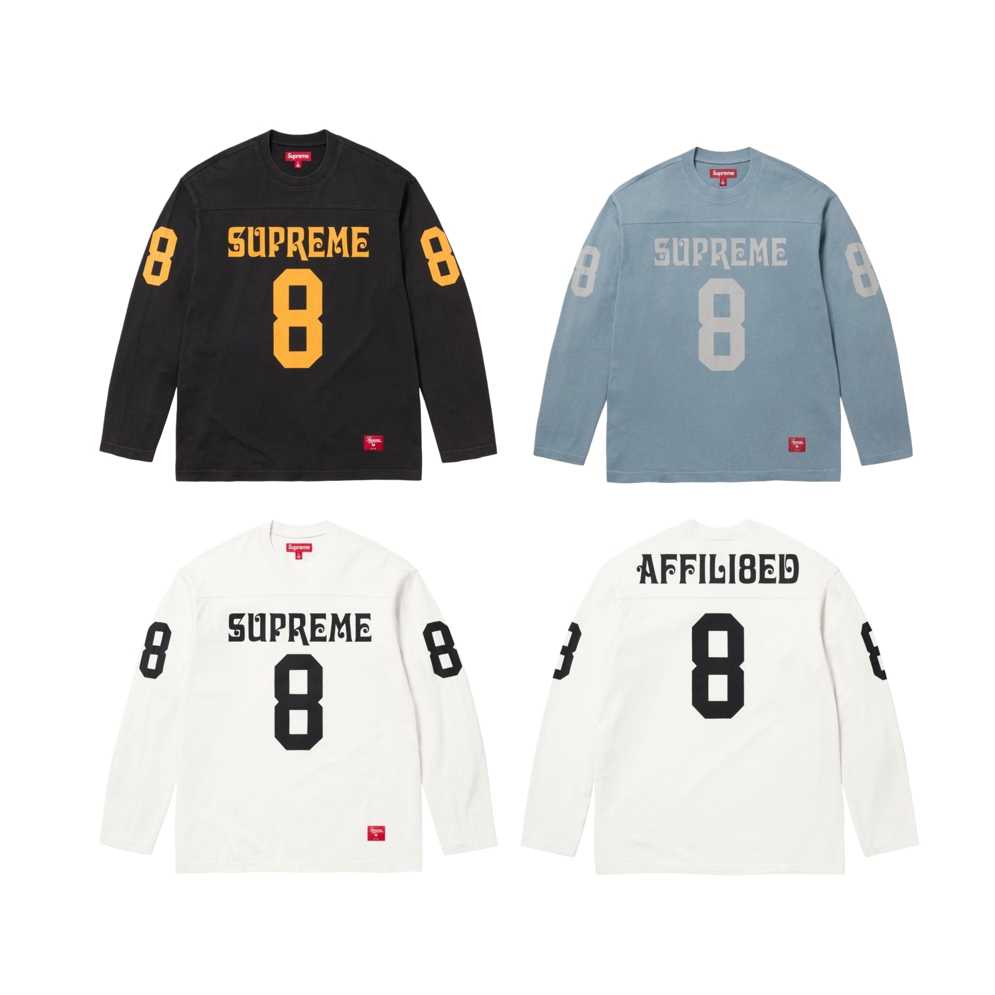 36_[1:1 quality] Supreme Longsleeves