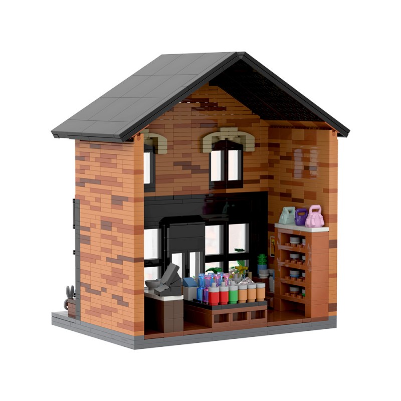 GOBRICKS MOC S1110 Schitt's Creek Rose Apothecary - YWOBB