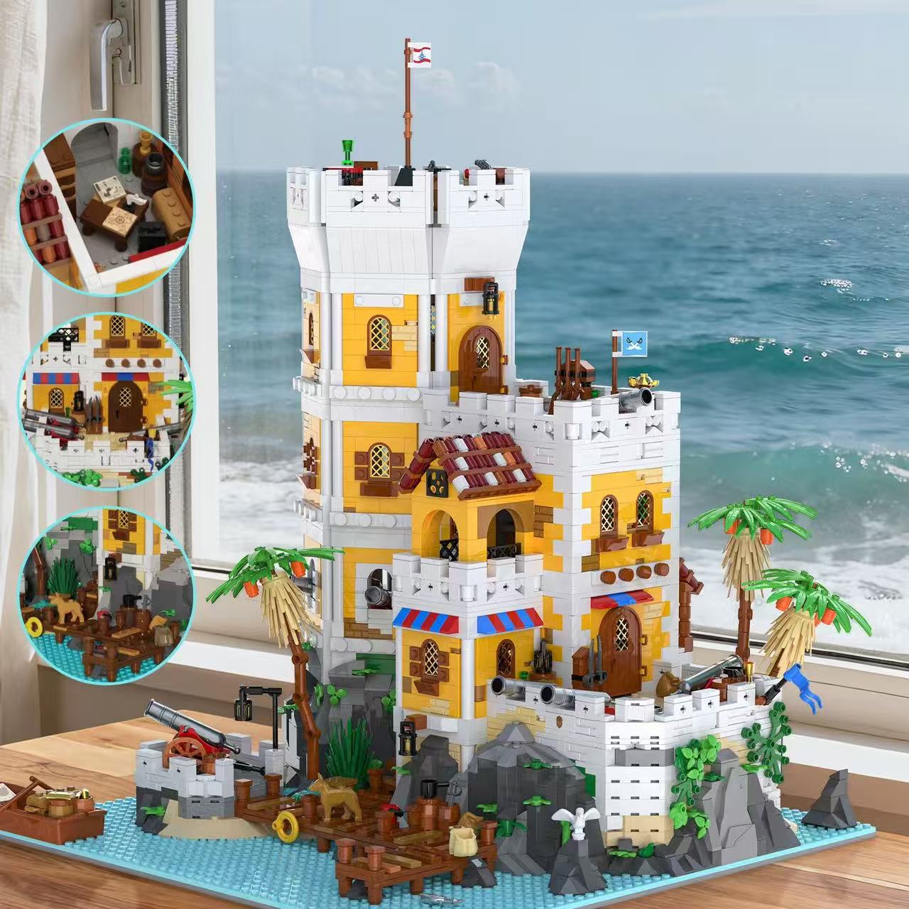 Xbert 66095 Sea Fortress with Lights - YWOBB