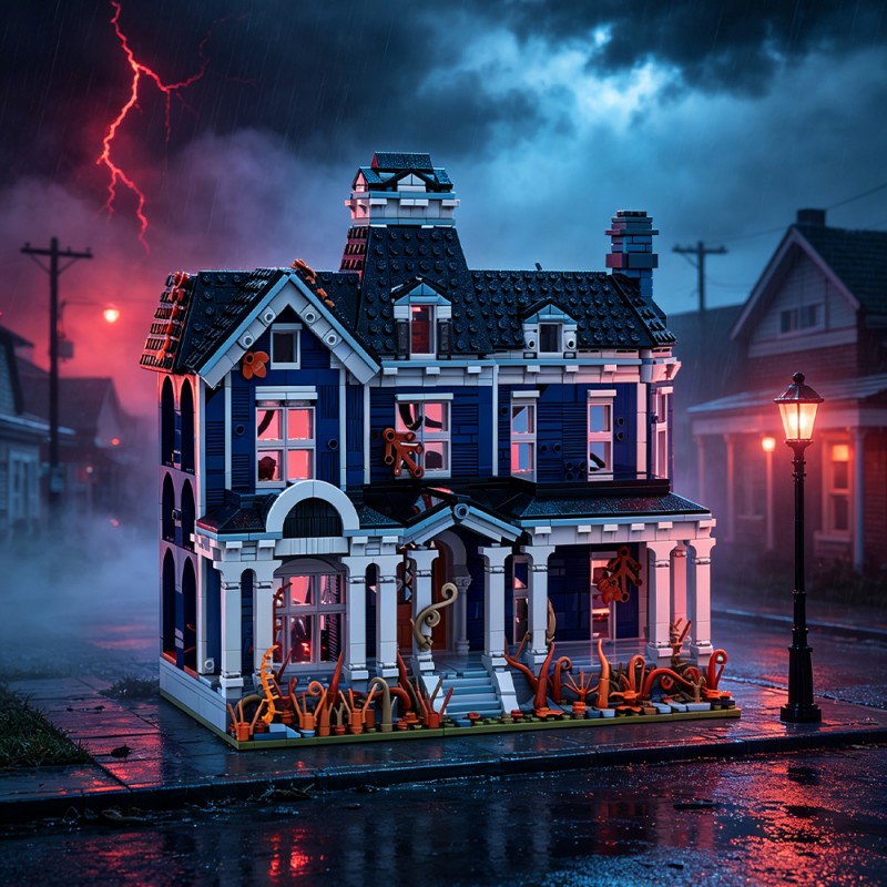 GOBRICKS MOC S1016 Stranger Things Will home - YWOBB
