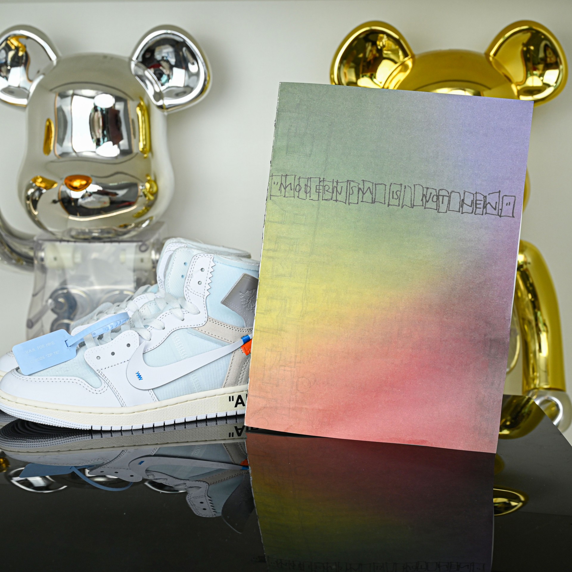 Virgil Abloh Archive x Air Jordan 1 High ‘Alaska’ AA3834-100