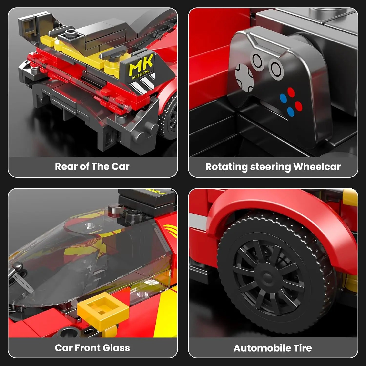 Mould King 27100 FR499P Le Mans Hypercar - YWOBB