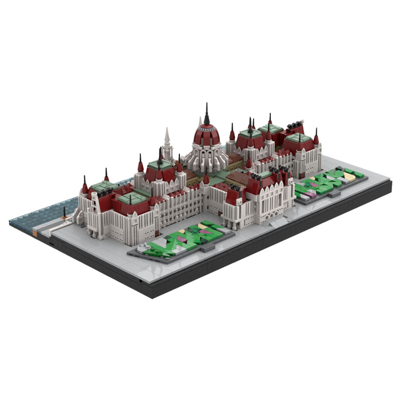 GOBRICKS MOC 263362 Hungarian Parliament Building - YWOBB