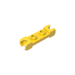 GOBRICKS GDS-90267 Plate Modified 1 x 2 with Small Tow Ball Socket on End - YWOBB