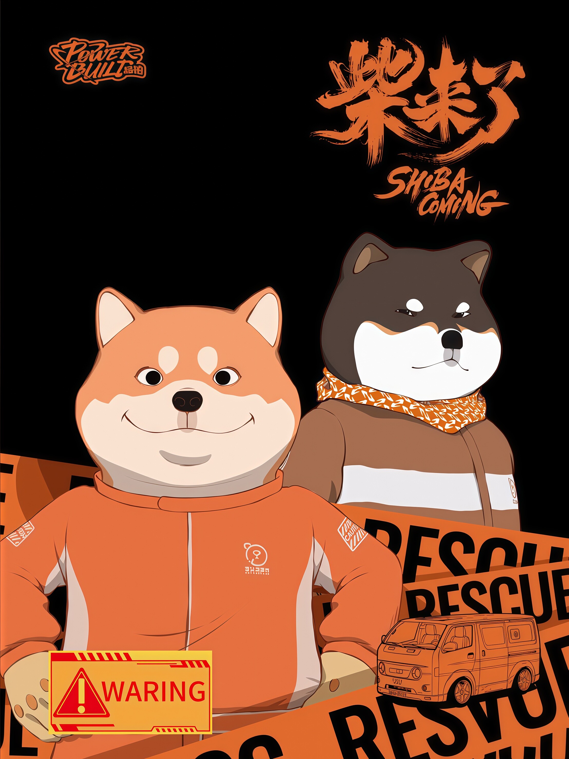 XINYU PB8857 Shiba Coming van - YWOBB