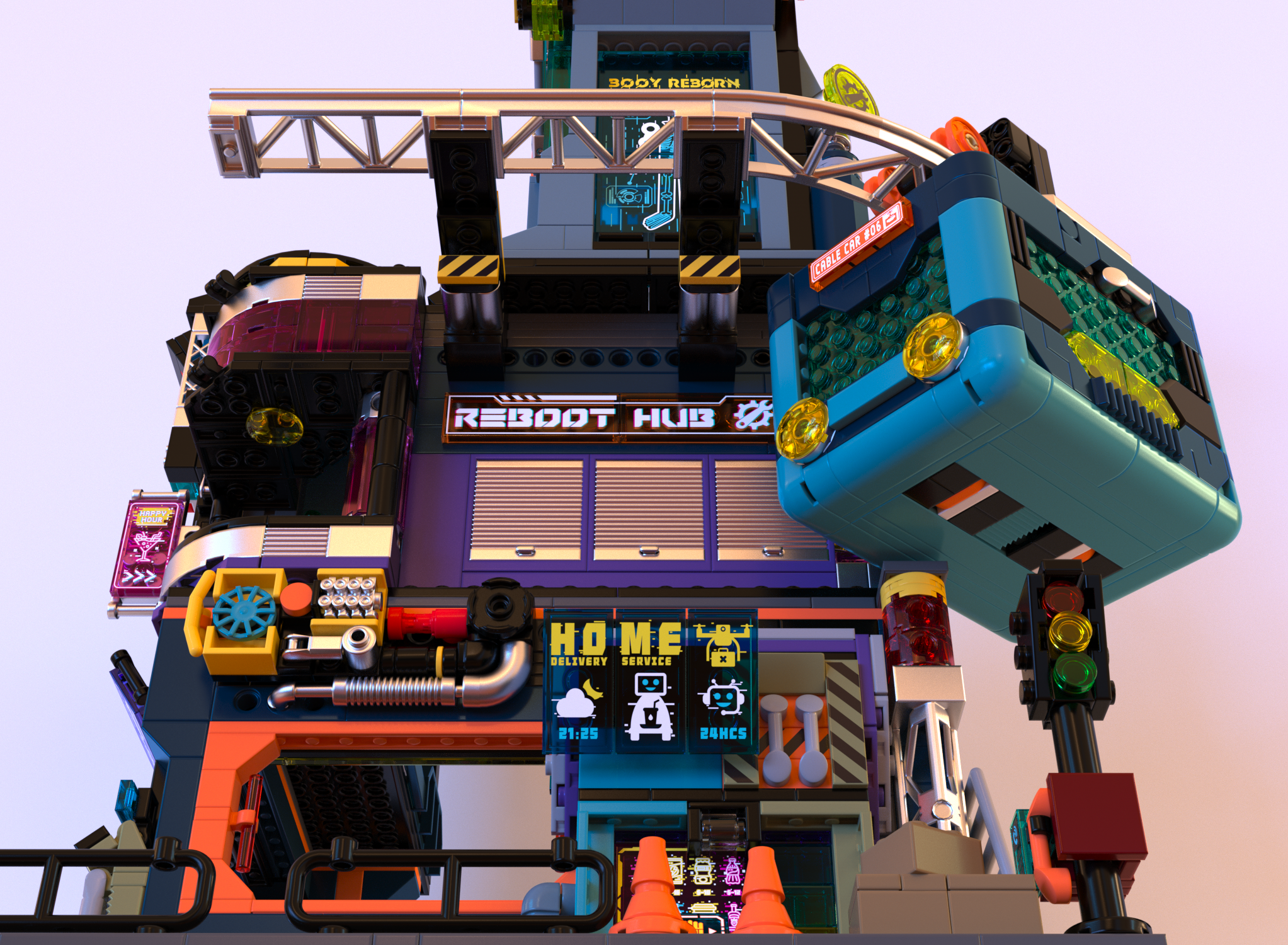 Iambrick 40104 Cyber Repair City - YWOBB