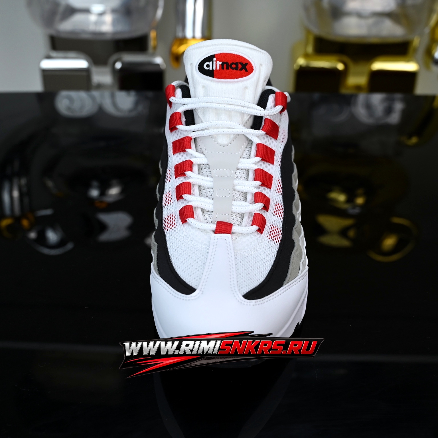 Nike Air Max 95 Big Bubble Premium White University Red IB7862-100