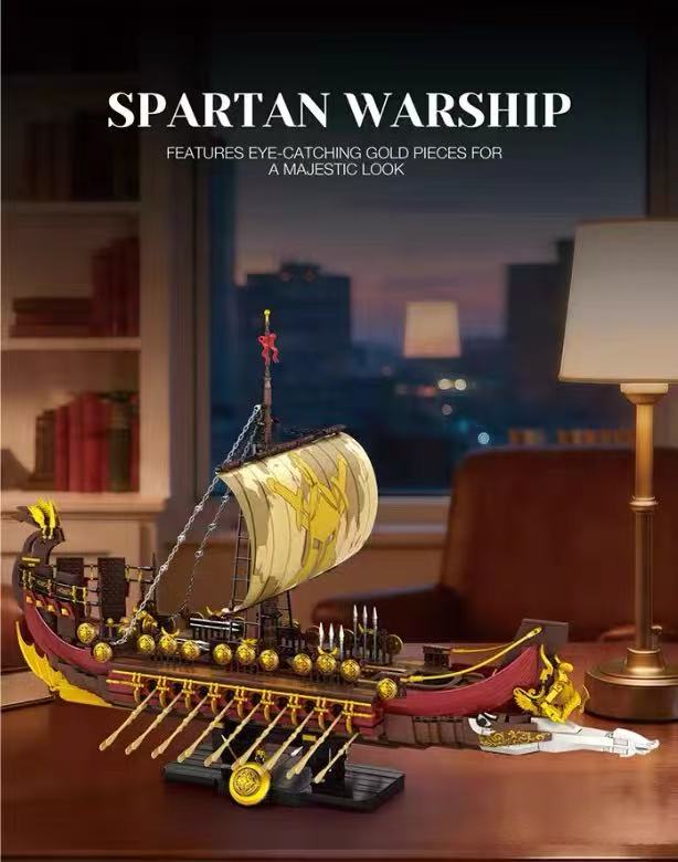 Reobrix 66104 Spartan Warship - YWOBB