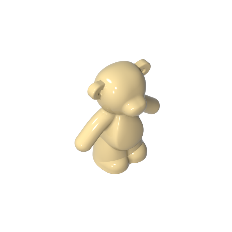 GOBRICKS GDS-2121 teddy bear - YWOBB