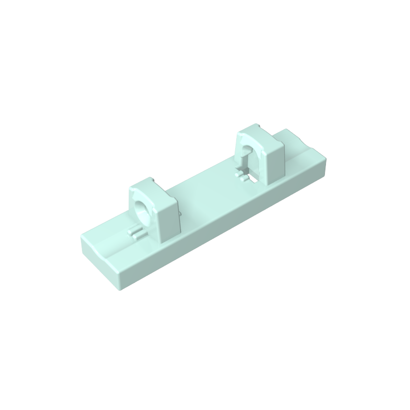 GOBRICKS GDS-1131 Hinge Tile 1 x 4 Locking Dual 1 Fingers on Top - YWOBB