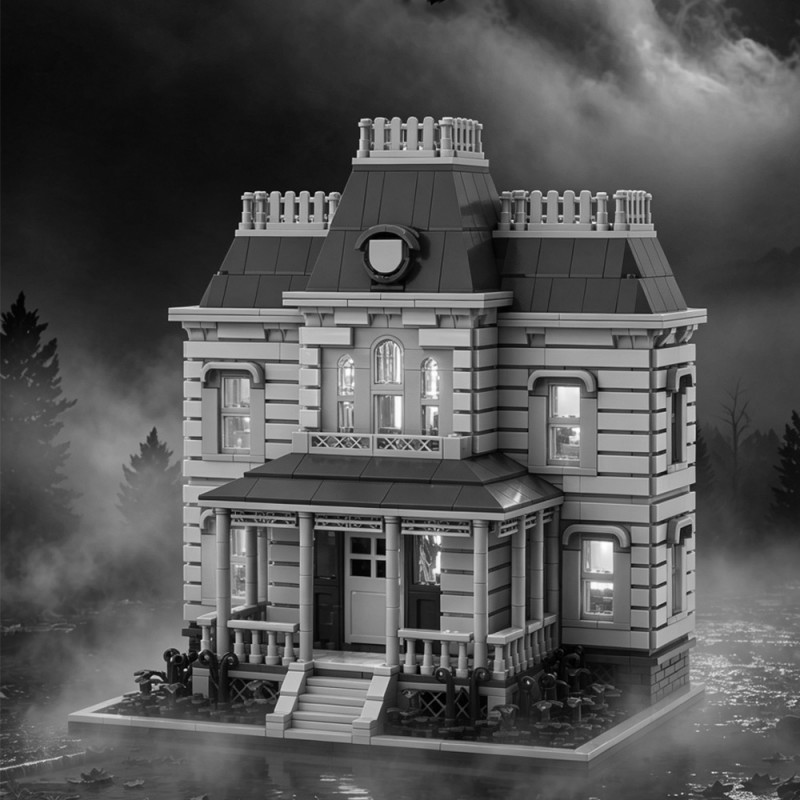 GOBRICKS MOC S1115 Psycho House - YWOBB
