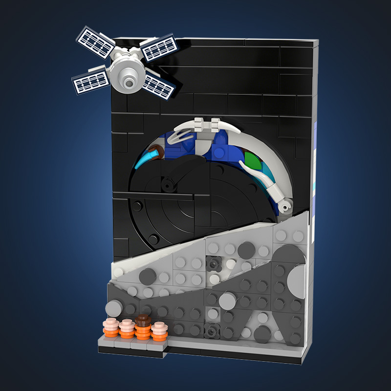 GOBRICKS MOC S1076 Earthset - YWOBB