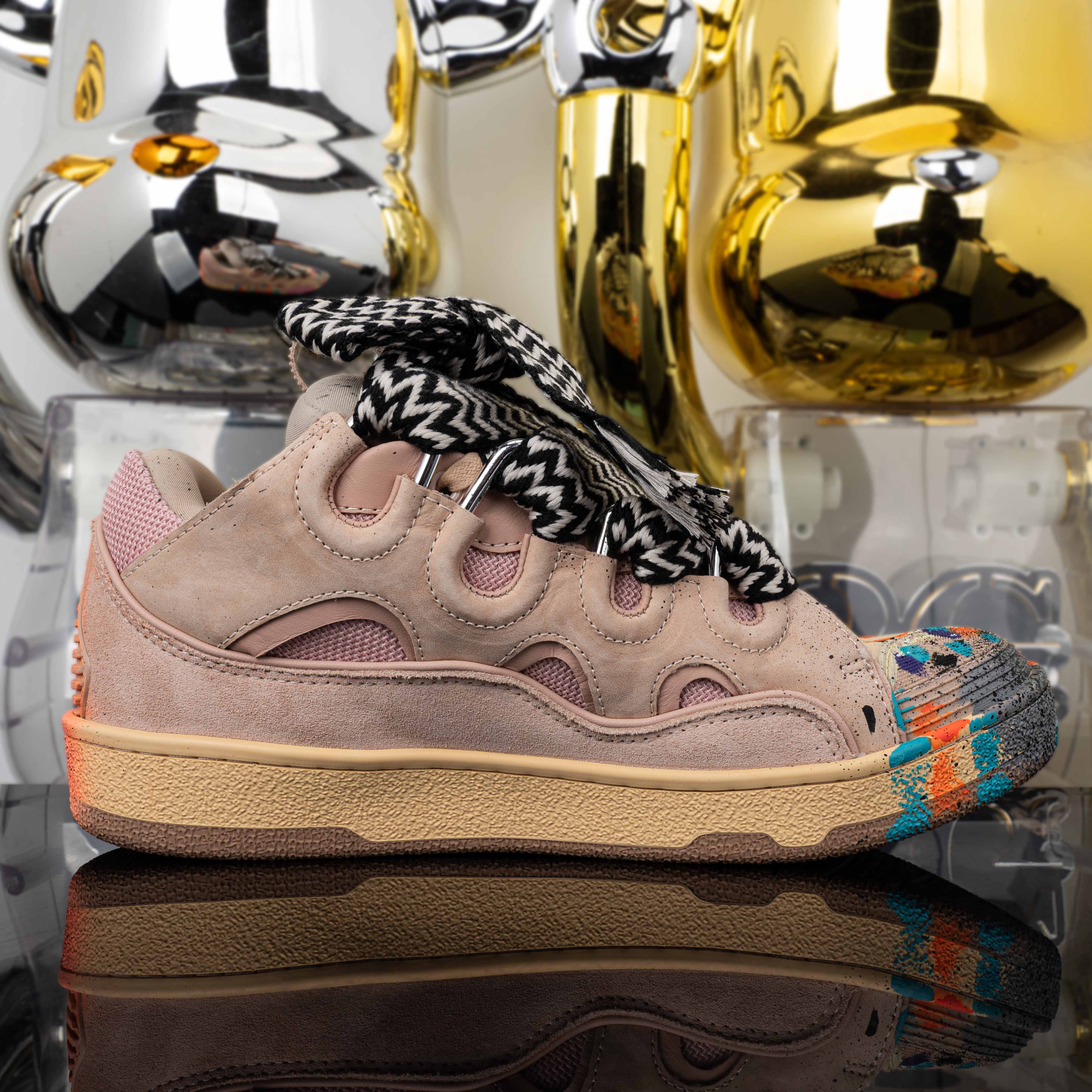 Lanv*n Curb Sneakers  FW-SKDK02-DRGD-P225B5S0