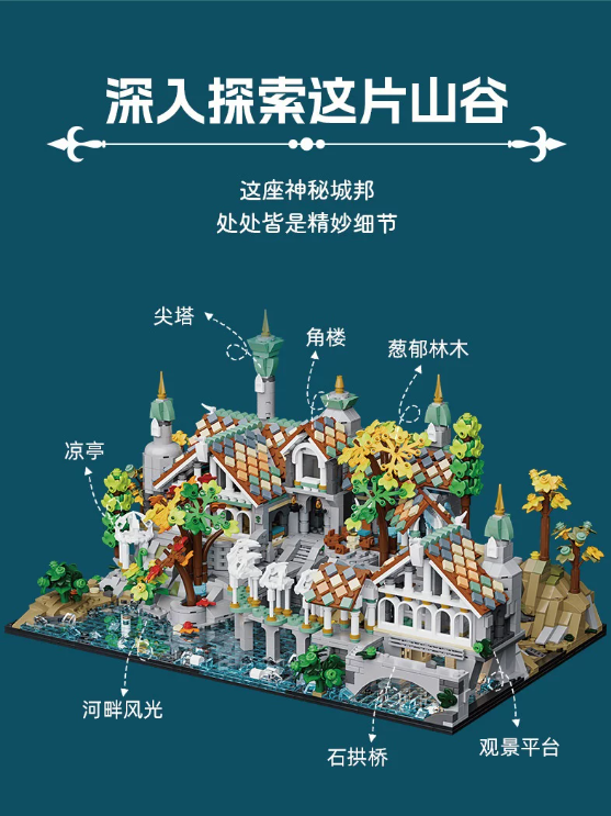 Xbert 66147 The Rivendell with Lights - YWOBB