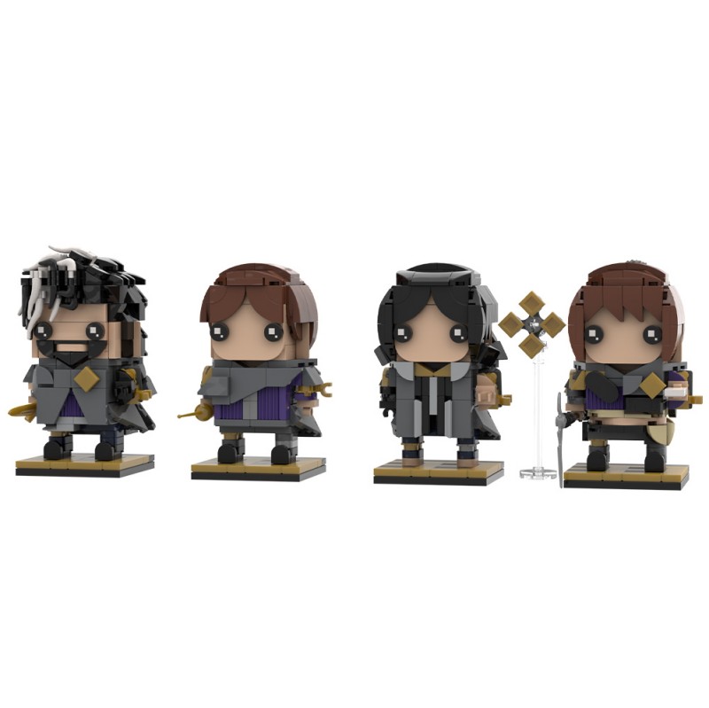 GOBRICKS MOC S0141 Clair Obscur Expedition 33 Gustave，Lune，Maelle，Sciel - YWOBB