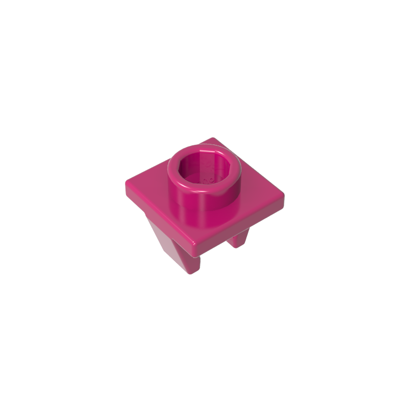GOBRICKS GDS-90296 Tile Modified 1 x 1 with Clip - YWOBB
