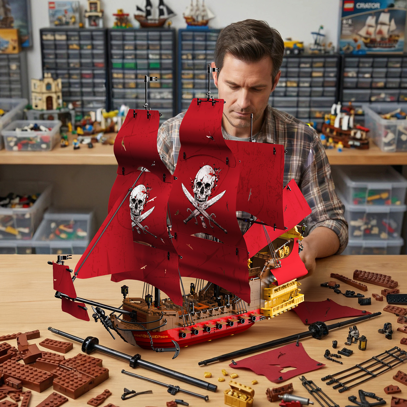 JMBricklayer 40003 Queen Anne's Revenge - YWOBB