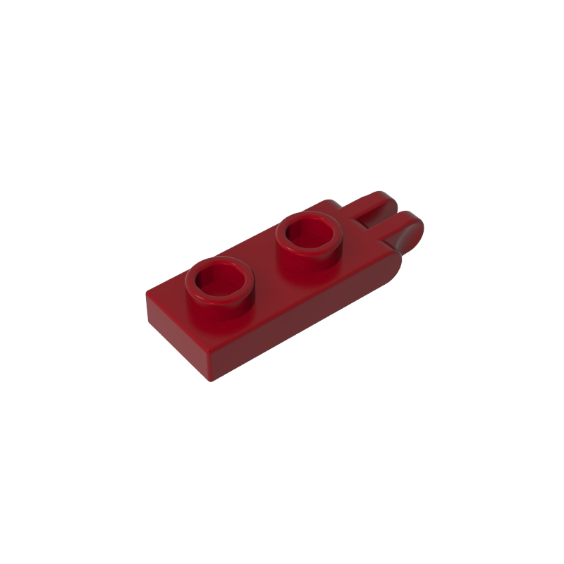 GOBRICKS GDS-M174 Hinge Plate 1 x 2 with 2 Fingers on End - YWOBB