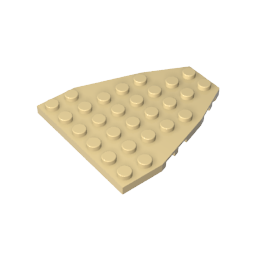 GOBRICKS GDS-770  Plate 7 x 6 with Stud Notches - YWOBB