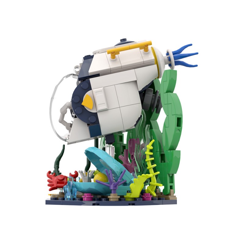 GOBRICKS MOC S1109 subnautica 2 tadpole - YWOBB