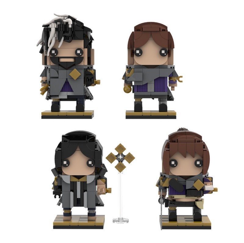 GOBRICKS MOC S0141 Clair Obscur Expedition 33 Gustave，Lune，Maelle，Sciel - YWOBB