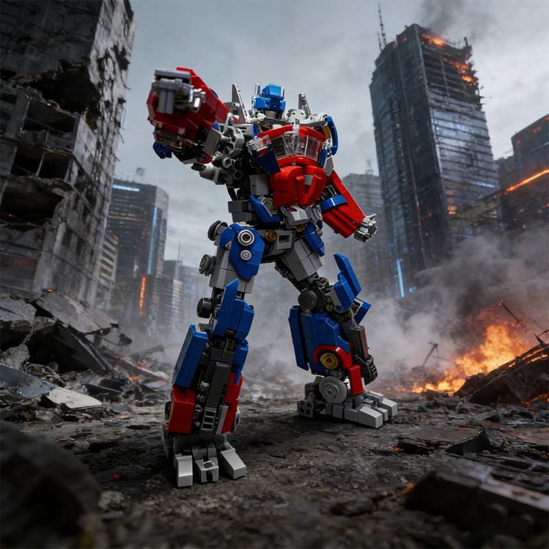 GOBRICKS MOC 234876 2007/ROTF optimus prime - YWOBB