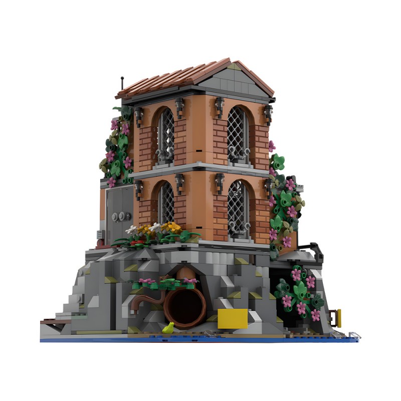 GOBRICKS MOC 239119 Secret Agent's Home Riviera Extension - YWOBB