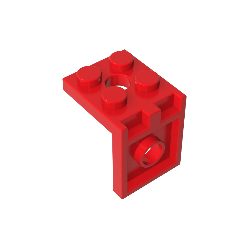 GOBRICKS GDS-1057 Bracket 2 x 2 - 2 x 2 with 2 Holes - YWOBB
