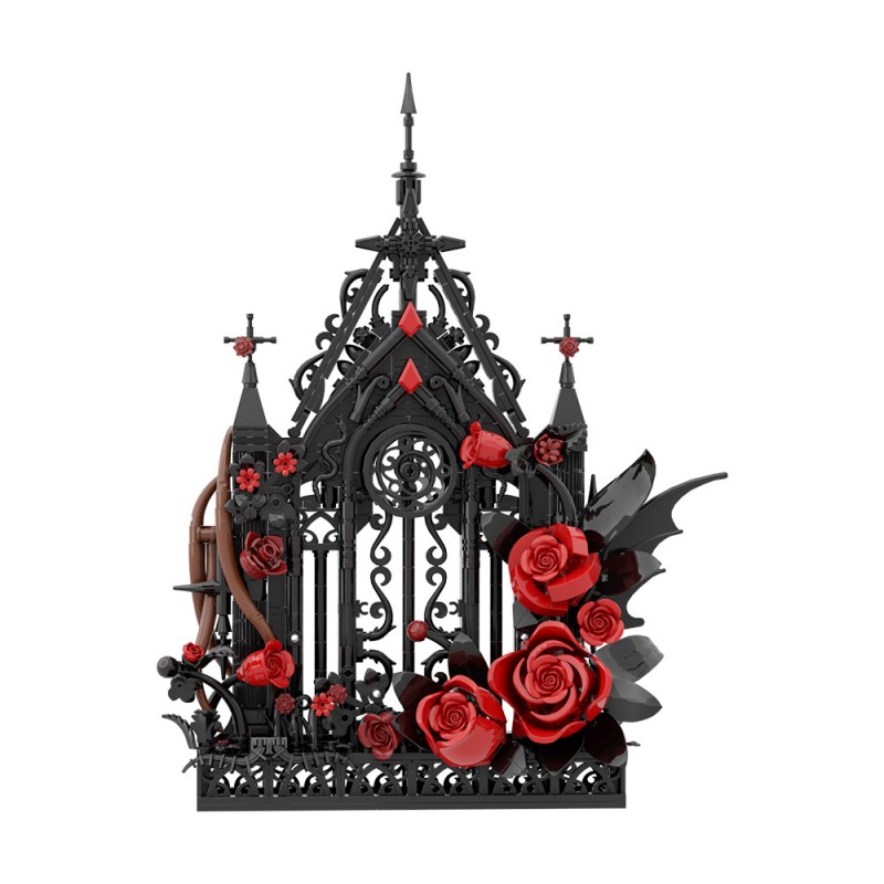 GOBRICKS MOC S1067 Gothic windows - YWOBB