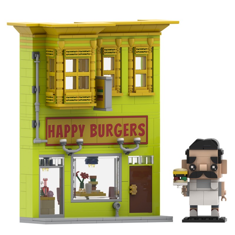 GOBRICKS MOC S0140 Bob's burgers - YWOBB