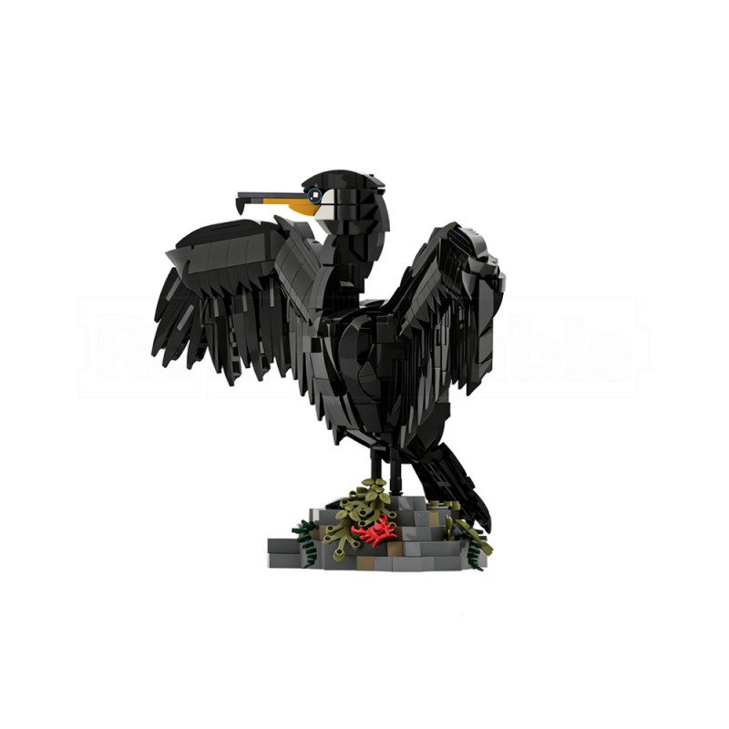 GOBRICKS MOC 245556 Cormorant - YWOBB